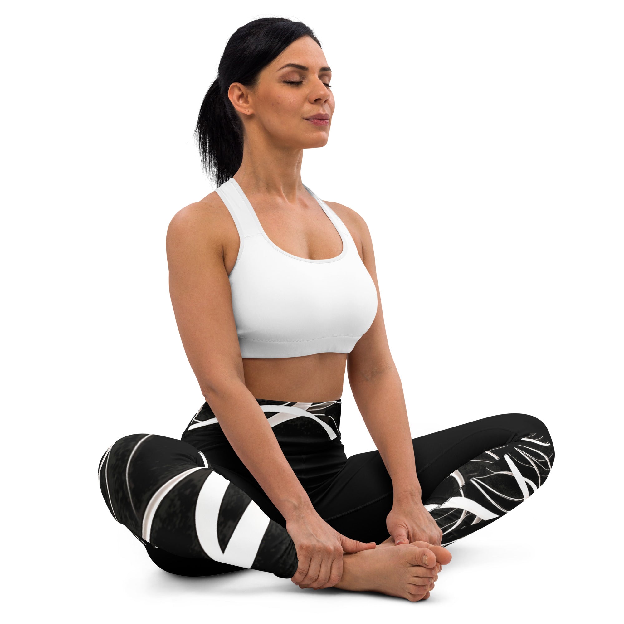 Unique Look Leggings. Gym or Yoga Pants. Abstract Modern Art Streetwear by WickedYo.